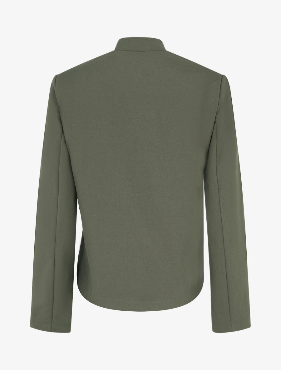 Echarpe molletonnée à motif léopard - Noir - 2