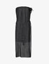 Robe bustier à broche  - noir - 1