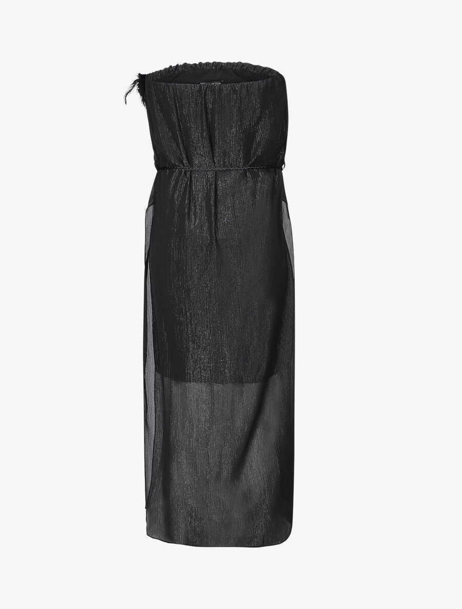 Robe bustier à broche  - noir - 2