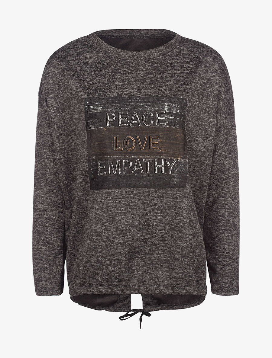 Sweat "Peace"  - noir - 3