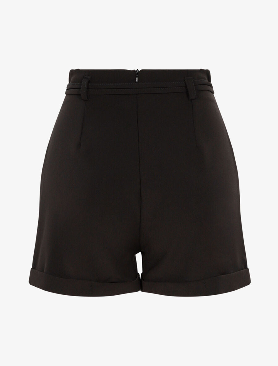 Short fluide à grandes poches plaquées - Noir - 2