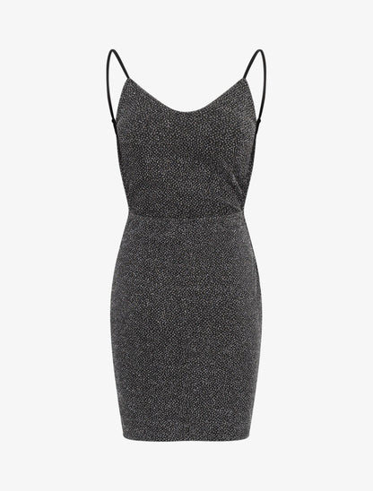 Robe dos nu irisée - Argent - 2