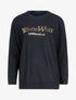 Pull en maille douce floquée - Noir - 3