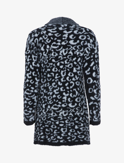 Gilet en pilou à imprimés - Noir - 2