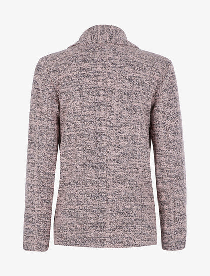 Veste effet texturé - Rose - 2