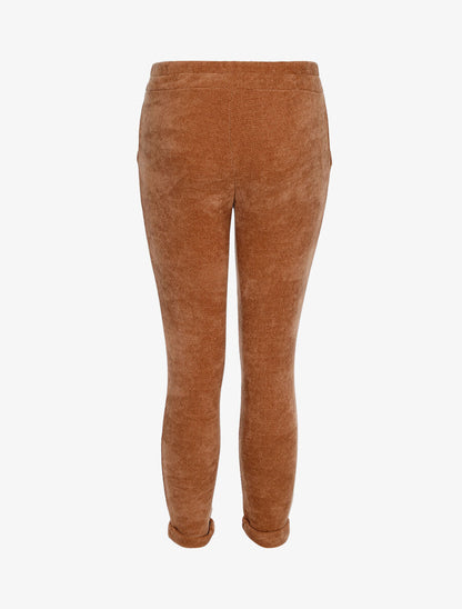 Pantalon 7/8 en velours côtelé - Camel - 2
