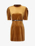 Tunique effet velours - Camel - 1