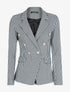 Veste à imprimé petits carreaux - Noir/blanc - 3