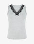 Ensemble pyjama en dentelle - Gris clair - 7
