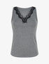 Ensemble pyjama en dentelle - Gris foncé - 1