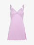 Robe nuisette à buste dentelle - Lilas - 1