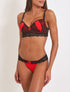 Ensemble push up bandeau en dentelle - Noir - 1