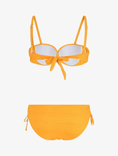 Bikini torsadé - Jaune - 2
