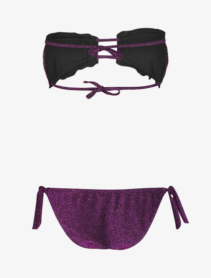 Bikini irisé - Violet - 2