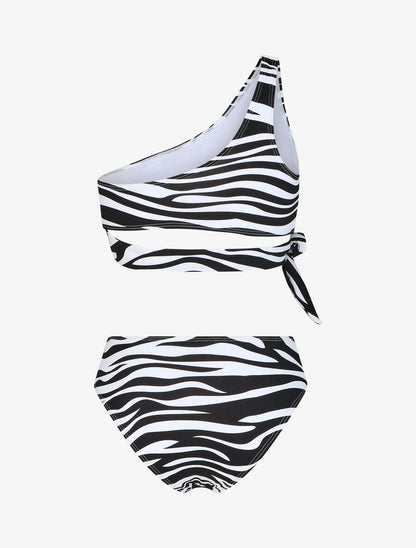 Bikini imprimé zèbre - Noir/blanc - 2