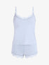Ensemble caraco et short de pyjama - Bleu gris - 1