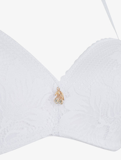Ensemble lingerie en dentelle - Blanc - 3