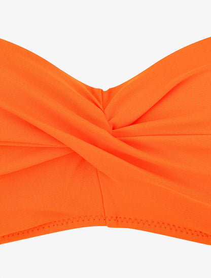 Maillot de bain 2 pièces torsadé - Orange - 3