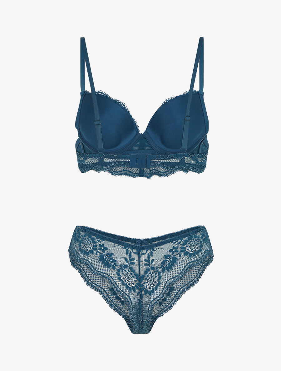 Ensemble Lingerie String Balconnet Rose 85C/38 - Lovely Neuf Avec étiquettes