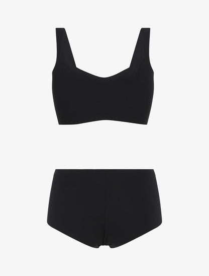 Ensemble brassière et shorty invisibles - Noir - 2