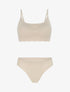 Ensemble brassière et culotte invisibles - Beige - 1