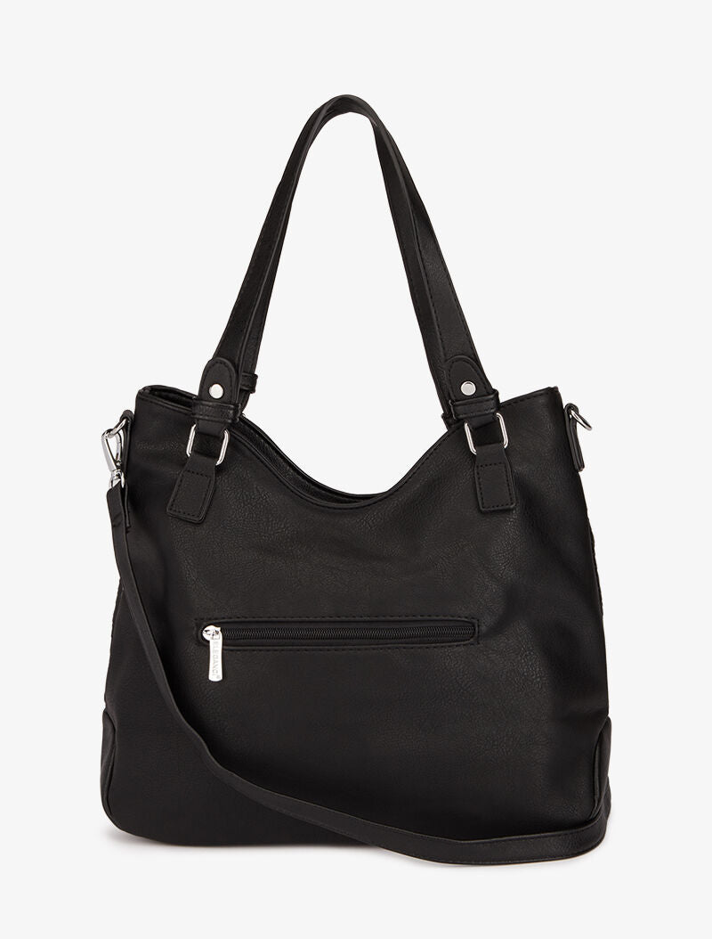 Cabas Camélia - Noir - 3
