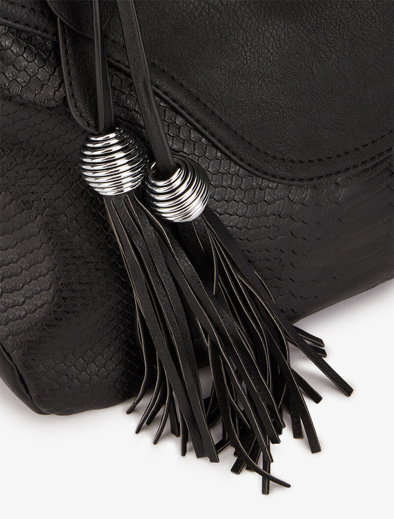 Cabas Camélia - Noir - 4