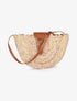 Sac demi lune Jocelyne - Beige/argent - 5