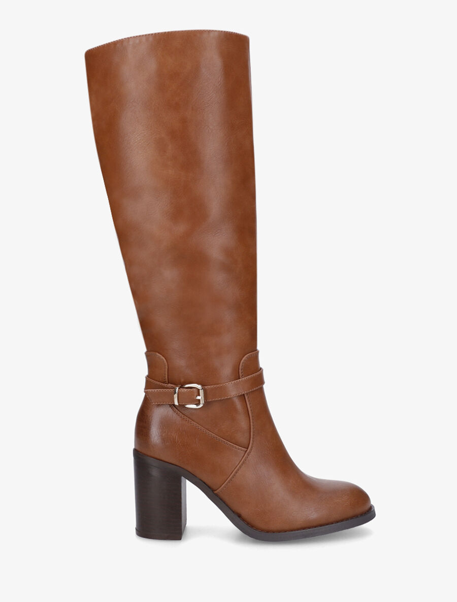 Bottes marron a talon femme shop