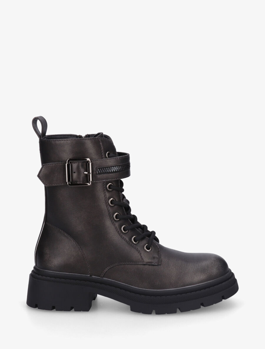 Lange laarzen met veters outlet